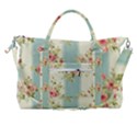 Stripes, Rose,  Texture, Flower, Paper Carry-on Travel Shoulder Bag View2