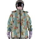 Stripes, Rose,  Texture, Flower, Paper Women s Zip Ski and Snowboard Waterproof Breathable Jacket View1