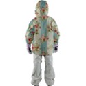 Stripes, Rose,  Texture, Flower, Paper Women s Zip Ski and Snowboard Waterproof Breathable Jacket View4
