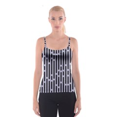 Texture, Stripes, Pattern Spaghetti Strap Top