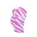 White Pink Stripes, Pattern Balaclava Face Mask View2