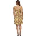 Whimsy Chickens Pattern (AI) V-Neck Pocket Summer Dress  View4