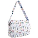Pattern Seamless Texture Sewing Courier Bag View1