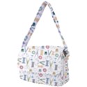 Pattern Seamless Texture Sewing Courier Bag View2