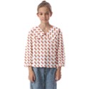 Kawaii Pumpkin Patt White Kids  Sailor Shirt View1