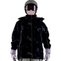 Background Pattern Dragonfly Women s Zip Ski and Snowboard Waterproof Breathable Jacket View1