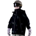 Background Pattern Dragonfly Women s Zip Ski and Snowboard Waterproof Breathable Jacket View2