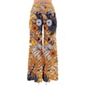 Leaf Yellow Point Flower White So Vintage Palazzo Pants View2