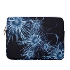 Neurons Brain Cells Structure 14  Vertical Laptop Sleeve Case With Pocket