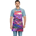 Wave Lines Pattern Abstract Kitchen Apron View1