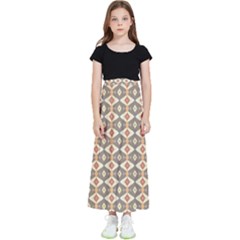 Background Art Designs Kids  Flared Maxi Skirt