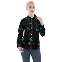 Amoled Women s Long Sleeve Pocket Shirt