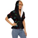 Amoled Lightweight Drawstring Hooded Top View3