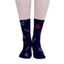 Amoled Smooth Crew Length Tube Socks View1