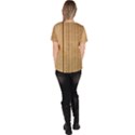 Brown Cardboard Texture Macro, Cardboard, Cardboard Women s V-Neck Scrub Top View4