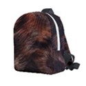 Brown Wool Texture Kids  Age 2-4 Lightweight Preschool Backpack View1