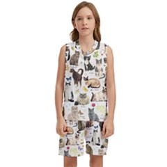 Cats, All, Collage, Cat Kids  Basketball Mesh Set