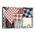 Cloth Patches Texture Macro, Patches Of Cloth Canvas 18  x 12  (Stretched) View1