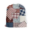 Cloth Patches Texture Macro, Patches Of Cloth Drawstring Pouch (2XL) View1