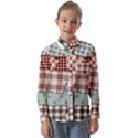 Cloth Patches Texture Macro, Patches Of Cloth Kids  Long Sleeve Shirt View1