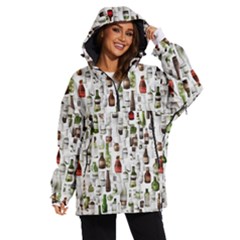 Bottle Chic Print Patterns Women s Ski And Snowboard Waterproof Breathable Jacket