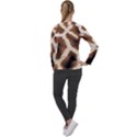 Giraffe Skin Texture Women s Long Sleeve Raglan T-Shirt View2