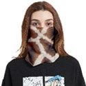 Giraffe Skin Texture Face Covering Bandana (Two Sides) View1