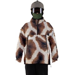 Giraffe Skin Texture Men s Ski And Snowboard Waterproof Breathable Jacket