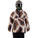 Giraffe Skin Texture Men s Ski and Snowboard Waterproof Breathable Jacket View1