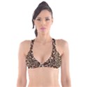 Giraffe Texture, Macro Plunge Bikini Top View1