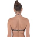 Giraffe Texture, Macro Tie Back Bikini Top View2