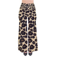 Jaguar Skin Texture, Jaguar Wool Texture, Yellow So Vintage Palazzo Pants
