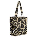 Jaguar Skin Texture, Jaguar Wool Texture, Yellow Everyday Shoulder Bag with Pouch Bag View1