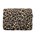 Jaguar Skin Texture, Jaguar Wool Texture, Yellow 14  Vertical Laptop Sleeve Case With Pocket View2