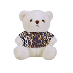 Leopard Skin Texture, Macro, Brown Full Print Tee For Cuddly Teddy Bear
