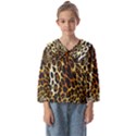 Leopard Skin Texture, Macro, Brown Kids  Sailor Shirt View1