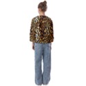 Leopard Skin Texture, Macro, Brown Kids  Sailor Shirt View2