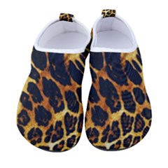 Leopard Skin Texture, Macro, Brown Kids  Sock-style Water Shoes