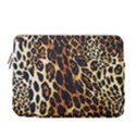 Leopard Skin Texture, Macro, Brown 13  Vertical Laptop Sleeve Case With Pocket View1