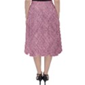 Pink Fabric Texture, Knitted Pink Texture, Classic Midi Skirt View2