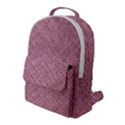 Pink Fabric Texture, Knitted Pink Texture, Flap Pocket Backpack (Large) View1