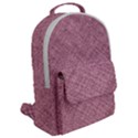 Pink Fabric Texture, Knitted Pink Texture, Flap Pocket Backpack (Large) View2