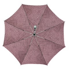 Pink Fabric Texture, Knitted Pink Texture, Automatic Folding Umbrella With Case (medium)