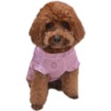 Pink Retro Texture With Circles, Retro Circles Background, Dog T-Shirt View1