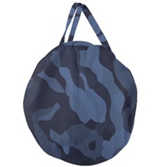 Purple Camo Giant Round Zipper Tote