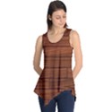 Seamless Wooden Planks Brown Wooden Background Sleeveless Tunic View1