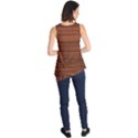 Seamless Wooden Planks Brown Wooden Background Sleeveless Tunic View2