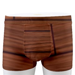 Seamless Wooden Planks Brown Wooden Background Men s Boxer Briefs