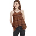 Seamless Wooden Planks Brown Wooden Background Flowy Camisole Tank Top View1