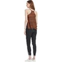 Seamless Wooden Planks Brown Wooden Background Flowy Camisole Tank Top View2